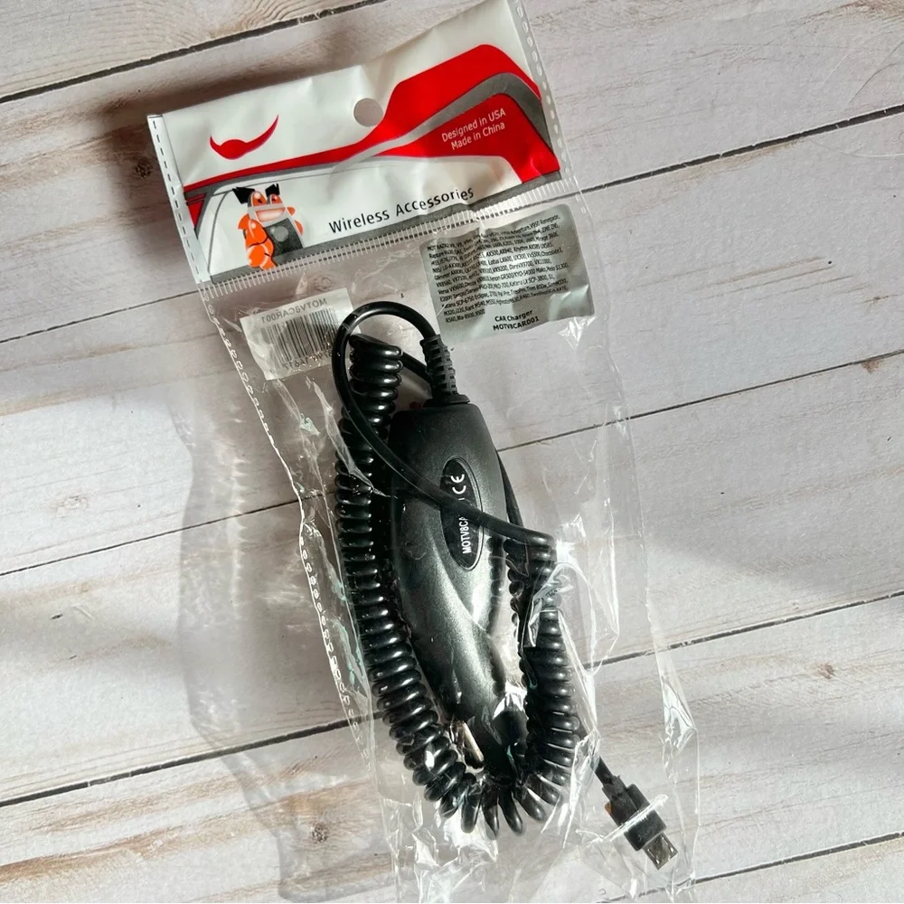 3/$15 Retro Car Phone Charger Micro-USB NEW